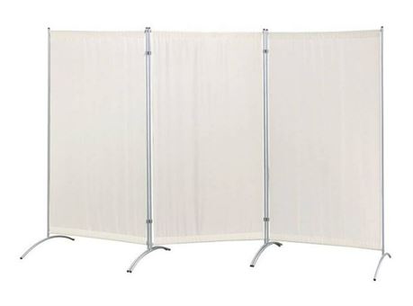 Proman Products Galaxy Indoor Room Divider, Beige 72" long x 78" Tall