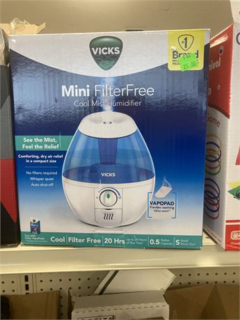 Vicks Mini FilterFree Cool Mist Humidifier