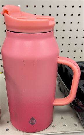 Tal 40 oz hot/cold drink mug, pink