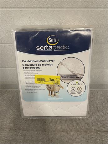 Serta Sertapedic Crib Mattress Pad Cover/Protector