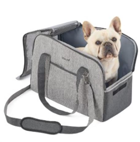 Pet Carrier Up to 15 lbs, gray