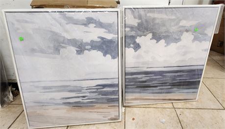 Lot of (TWO) 24x30" Wall Canvas