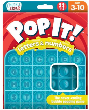 Pop it Letters and Number game