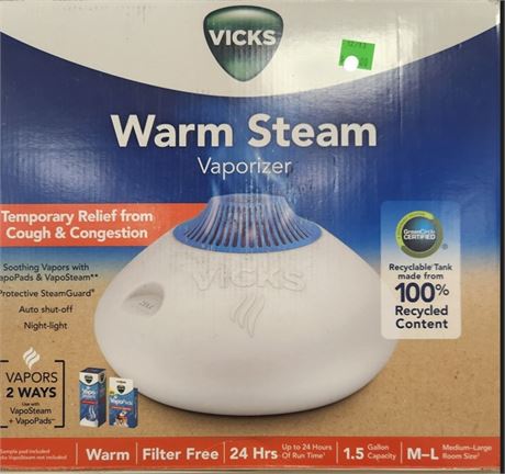 Vick's Warm Steam Vaporizer