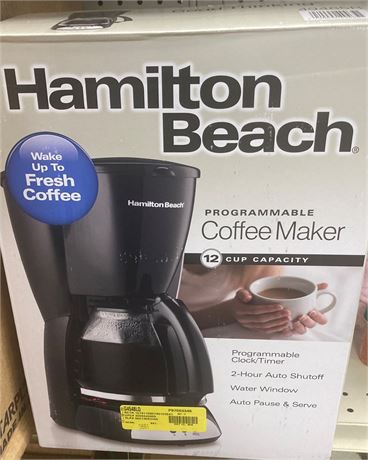 Hamilton Beach 12  cup Programmabl coffee maker