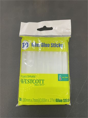 Westcott Mini Glue Sticks, 30pk
