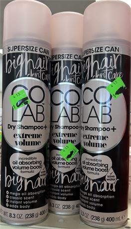 Lor of (3) Colab Dry Shampoo