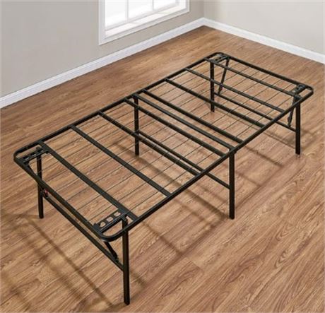 Mainstays 18" Black Metal Platform Base Bed Frame, Twin