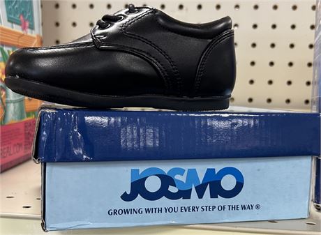 Josmo Boys Lace Shoes, Size 7, black