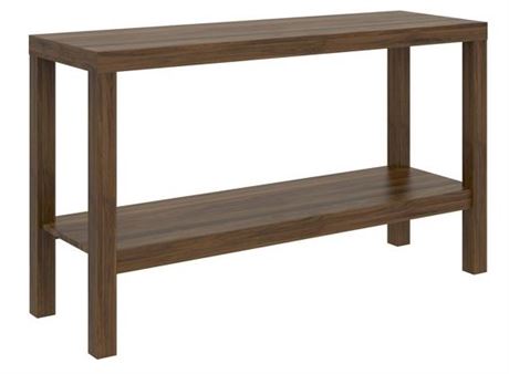 Mainstays Parsons Console Table, Canyon Walnut, 47"x28"x15"