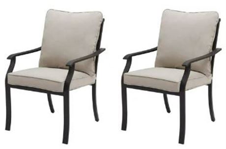 Better Homes and Gardens Newport 3 pack stationary Outdoor Dining Chairs