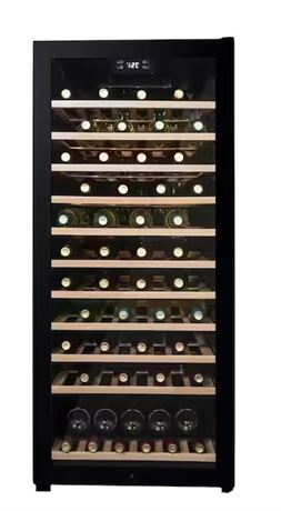Danby Single Zone 94-bottle Free-Standing Wine Cooler in Black