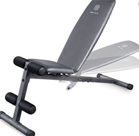 Weider XR 5.9 Adjustable Workout Bench with 4-Roll Leg Lockdown, 410 Lb. Weight