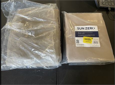 (2) Sun Zero 40"x84" Blackout panels, Taupe