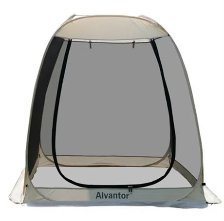 Alvantor 6‘X6' Pop Up Outdoor Camping Tent Canopy Gazebo 2-3 People Screen House