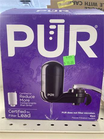 Pur Faucet Water filter, black