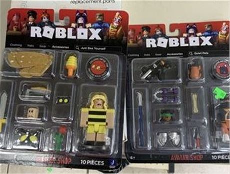 Lot of (TWO) Roblox Avatar Shop, 10 pieces/ea