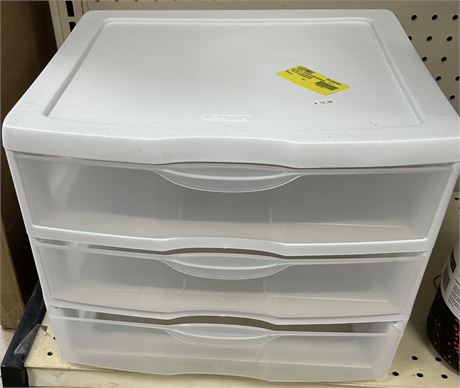 Sterilite 3 drawer Storage