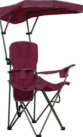 Quik Shade Folding Chair, maroon