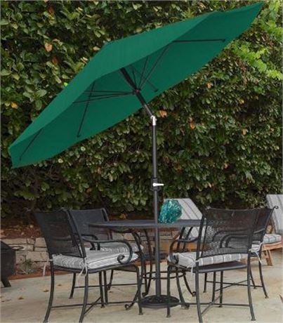 Pure Garden 50-LG1034 Patio Umbrella with Auto Tilt, green
