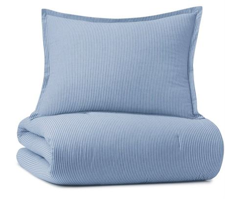 Gap Home Yarn Dyed Washed Chambray Comforter, Full/queen