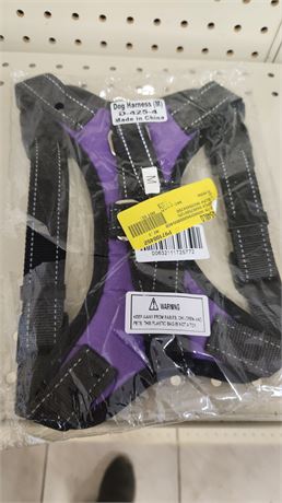Medium Dog Harness, Purple