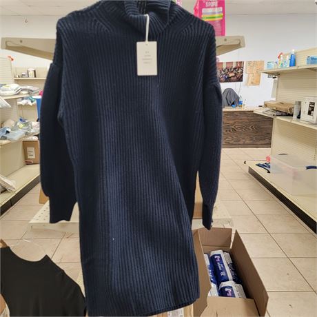 Free Assembly Turtleneck Sweater Dress, Size Medium