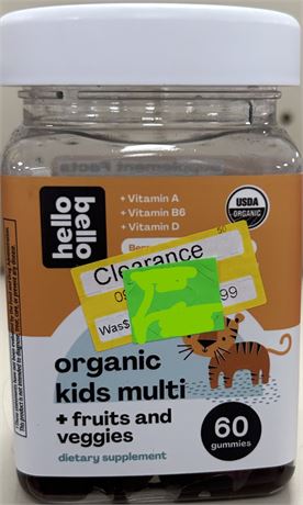 Hello Bello Chewable kids multi-vitamin, 60ct